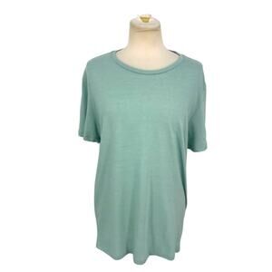 Marine Layer Crewneck Short Sleeve T Shirt Aqua Blue Size Medium